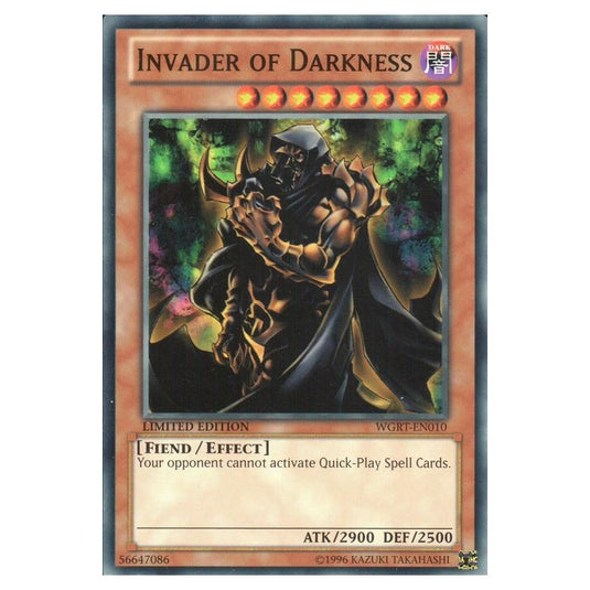Yu-Gi-Oh! - War of the Giants Reinforcements - Invader of Darkness (Common) WGRT-EN010