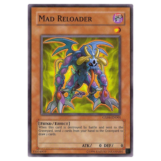 Yu-Gi-Oh! - Yu-Gi-Oh! GX Tag Force 2 promotional cards - Mad Reloader Yu-Gi-Oh! - Yu-Gi-Oh! GX Tag Force 2 promotional cards - Mad Reloader