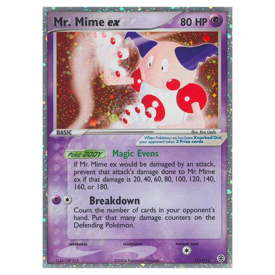 Pokemon - EX Series - FireRed & LeafGreen - Mr. Mime ex - 111/112