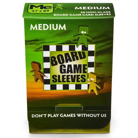 Board Games Sleeves - Medium Non-Glare (57x89mm) - 50 Sleeves