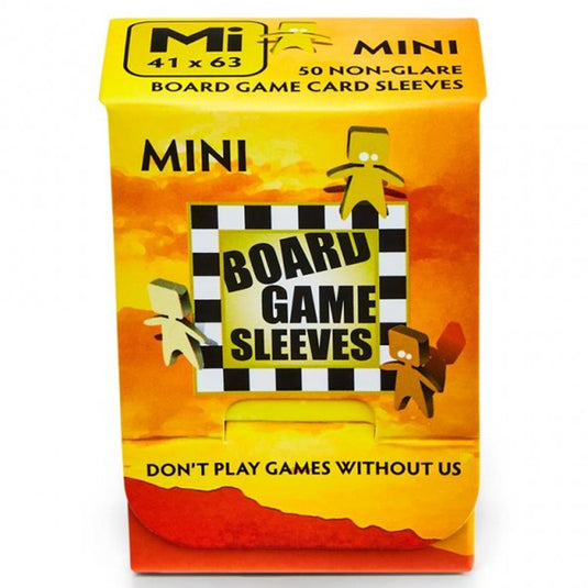 Board Games Sleeves - Mini Non-Glare (41x63mm) - 50 Sleeves
