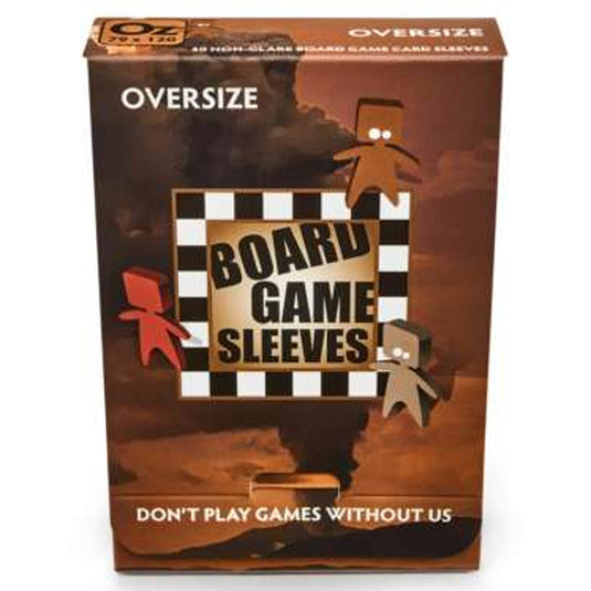 Board Games Sleeves - Oversize Non-Glare (82x124mm) - 50 Sleeves
