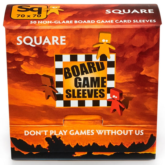 Board Games Sleeves - Square Non-Glare (69x69mm) - 50 Sleeves