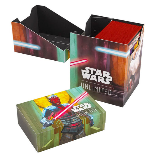 Obi-Wan Kenobi/Darth Maul Soft Crate Open