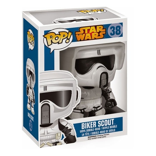 Funko POP! - Star Wars - #38 Biker Scout Bobble Head Figure