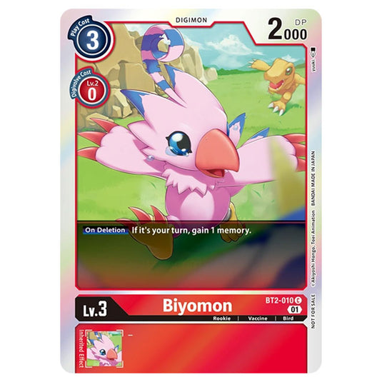 Digimon Card Game - BT10 - Xros Encounter - Biyomon (Box Topper) - BT2-010