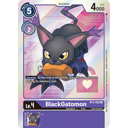 Digimon Card Game - Release Special Booster Ver.1.5 (BT01-03) - BlackGatomon (Promo) - BT3-082 (U)