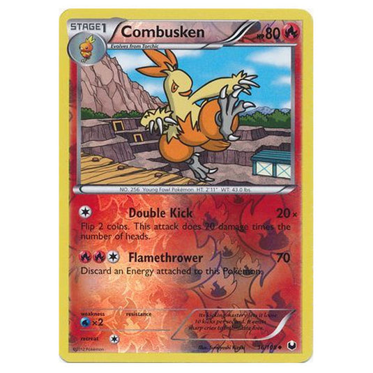 Pokemon - Black & White - Dark Explorers - (Reverse Holo) Combusken - 16/108