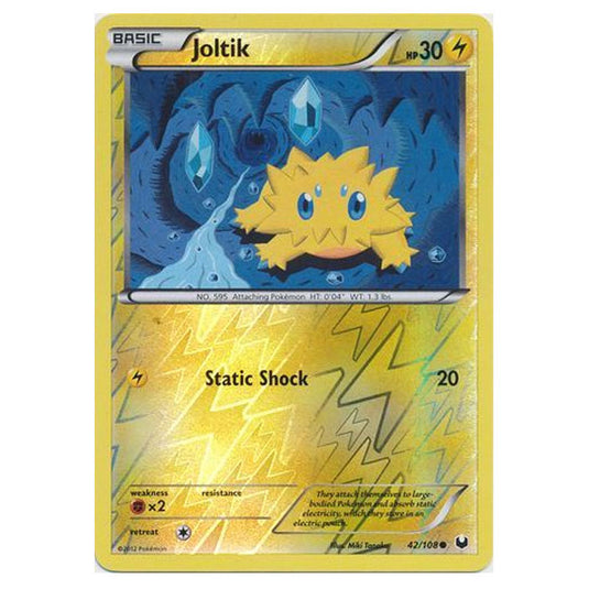 Pokemon - Black & White - Dark Explorers - (Reverse Holo) Joltik - 42/108