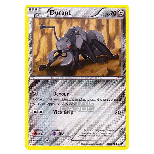 Pokemon - Black & White - Noble Victories - (Reverse Holo) - Durant 83/101