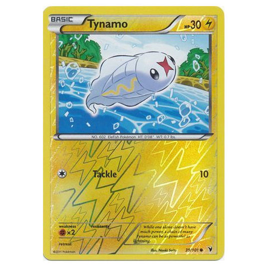 Pokemon - Black & White - Noble Victories - (Reverse Holo) - Tynamo 39/101