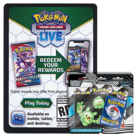 Pokemon - Scarlet & Violet - Black Bolt - Tech Sticker Collection - Reuniclus - Online Code Card