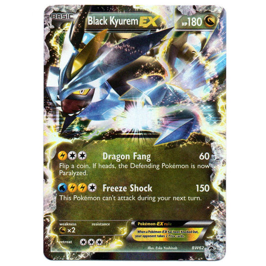 Pokemon - Black & White - BW Black Star Promos - Black Kyurem EX - BW62