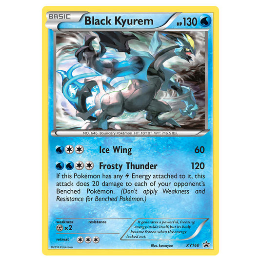 Pokemon - XY - XY Black Star Promos - Black Kyurem - XY160