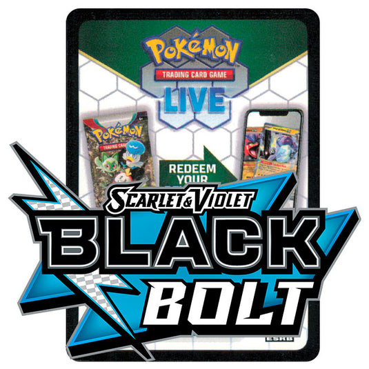 Pokemon - Scarlet & Violet - Black Bolt - Online Code Card
