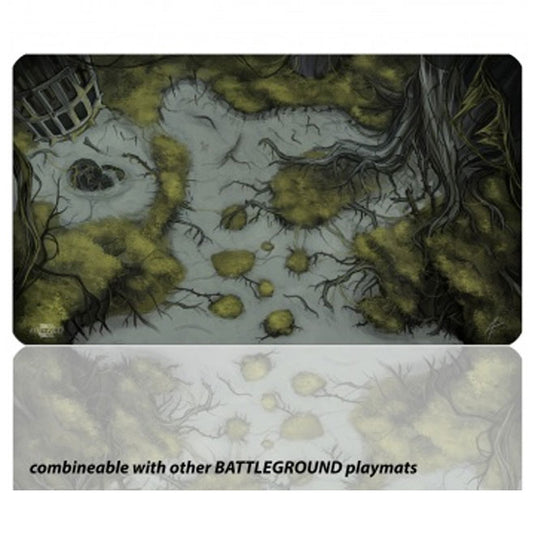 Blackfire Playmat - Battleground Edition Swamp - Ultrafine - 2mm