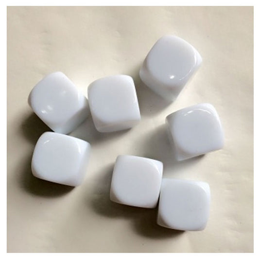 Blackfire Blank 16mm Dice (15pcs)