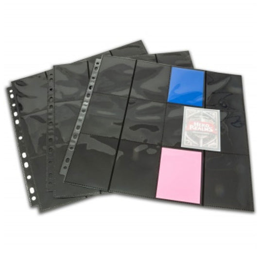 Blackfire - 24-Pocket Pages - Black - Side Loading - (x10)