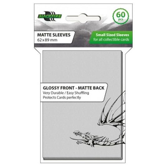 Blackfire - Small Matte Sleeves - Clear (60 Sleeves)