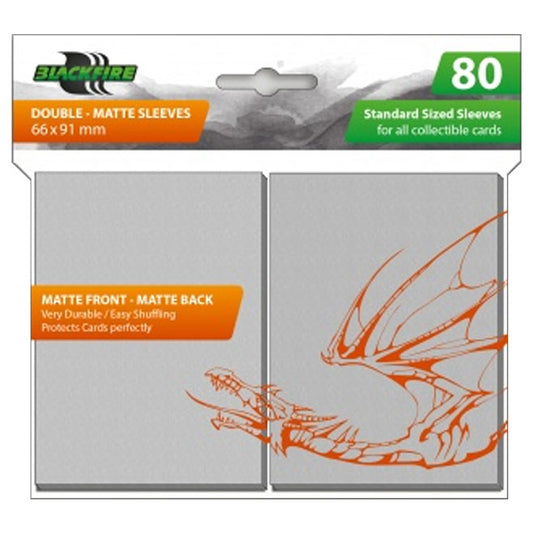Blackfire - Standard Double-Matte - Clear (80 Sleeves) Blackfire - Standard Double-Matte - Clear (80 Sleeves)