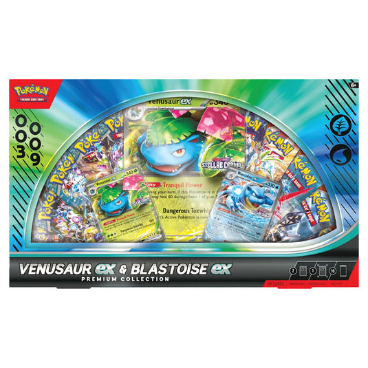 Pokemon - Venusaur ex & Blastoise ex Premium Collection