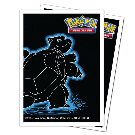 Ultra Pro - Neon Kanto - Blastoise - Apex Deck Protector Sleeves (105 Sleeves)