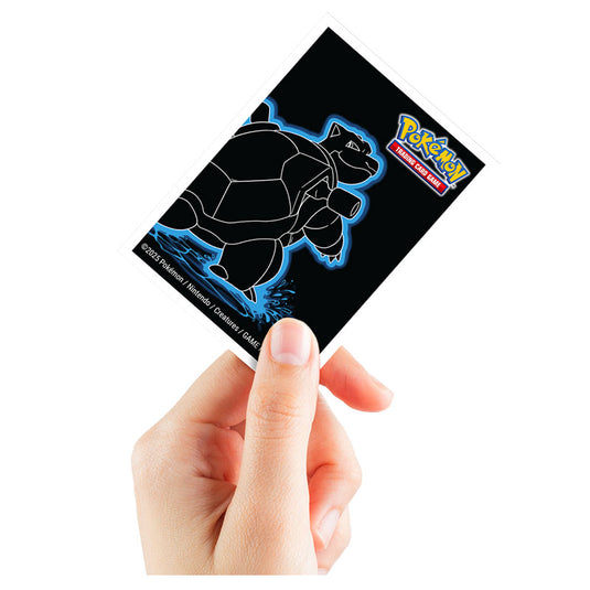 Ultra Pro - Neon Kanto - Blastoise - Apex Deck Protector Sleeves (105 Sleeves)