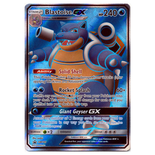 blastoise gx pokemon card value Blastoise GX SM189 Jumbo Oversized Promo Pokemon Card Full Hologram