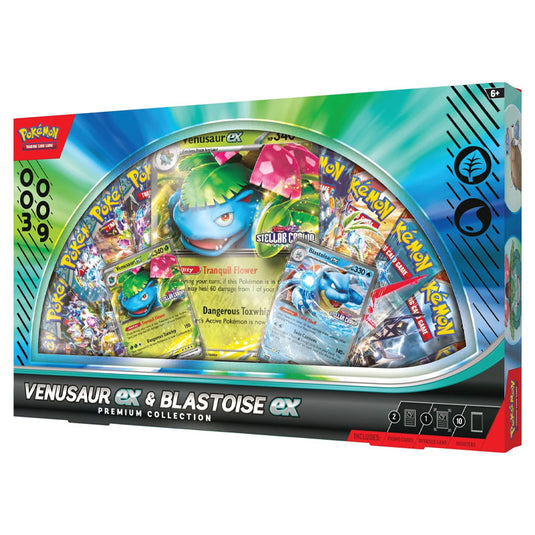 Pokemon - Venusaur ex & Blastoise ex Premium Collection
