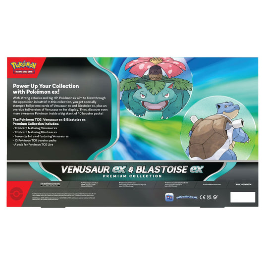 Pokemon - Venusaur ex & Blastoise ex Premium Collection