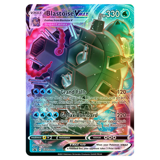 Pokemon - Blastoise VMAX - Promo Card (SWSH103)