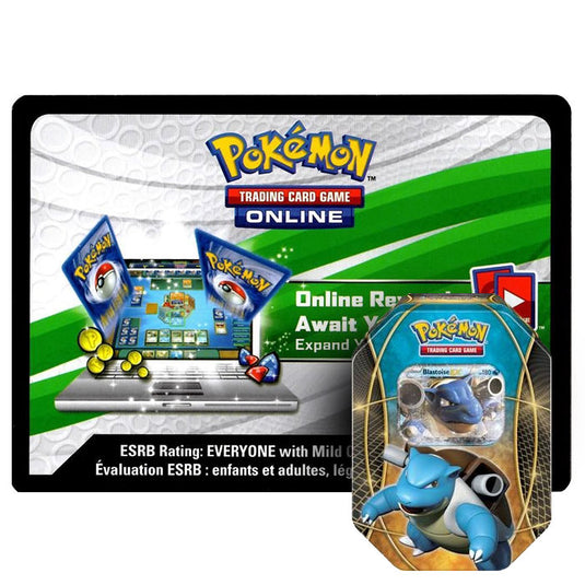 Pokemon - Blastoise EX Tin - Online Code Card