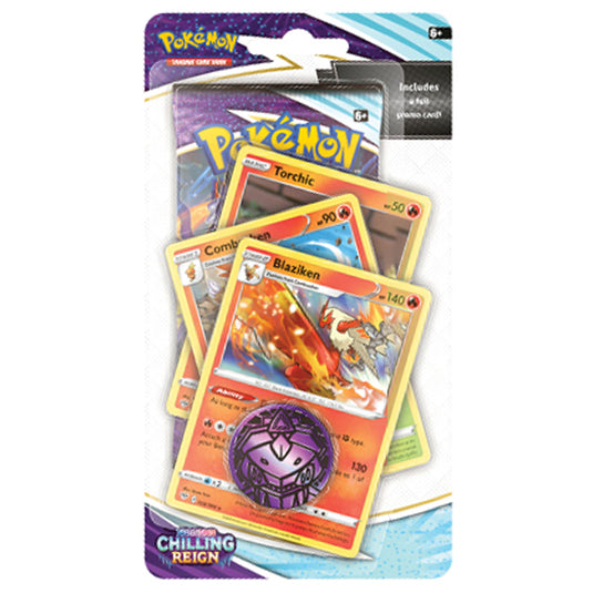 Pokemon - Sword & Shield - Chilling Reign - Premium Checklane Blister - Blaziken