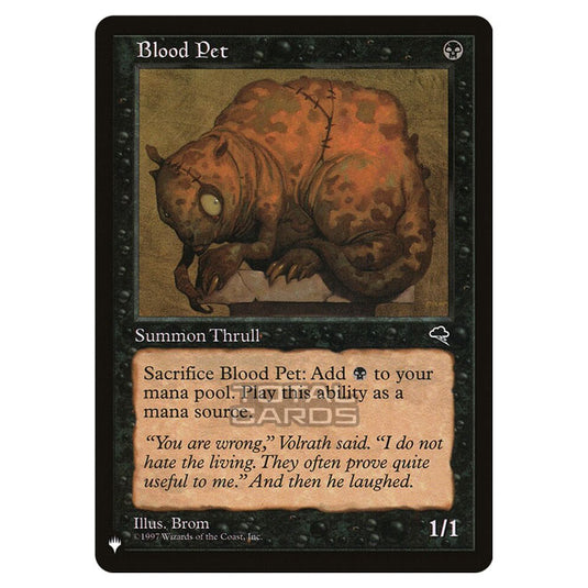 Magic The Gathering - The List - Blood Pet