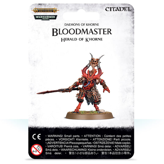 Warhammer - Daemons - Khorne - Bloodmaster, Herald of Khorne