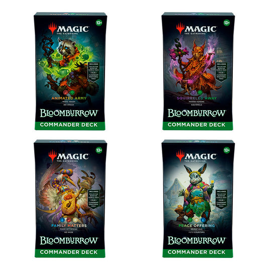 Magic the Gathering Bloomburrow Commander Deck Bundle