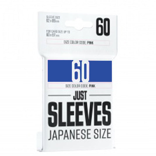 Just Sleeves - Japanese Size - Blue (60 Sleeves)