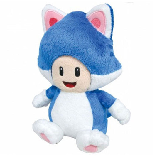 Super Mario Bros. - Plush Figure - Blue Cat Toad Plush - 22cm