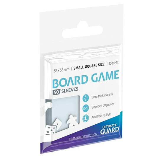 Ultimate Guard - Premium Soft Sleeves for Board Game Cards - Small Square (50)