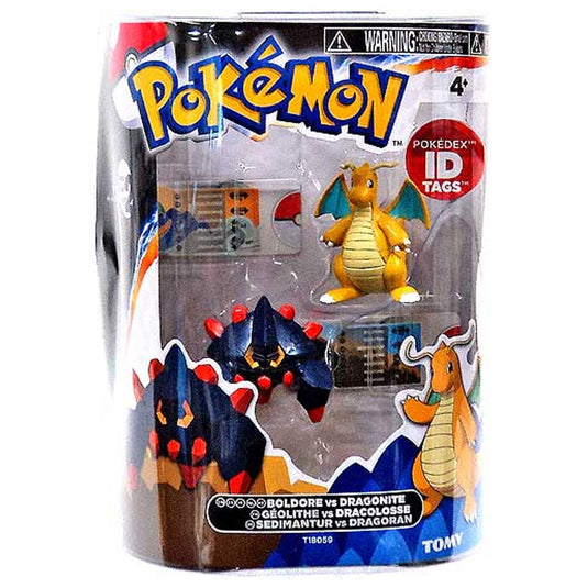 Pokemon - Boldore vs Dragonite - 2" Figure Box