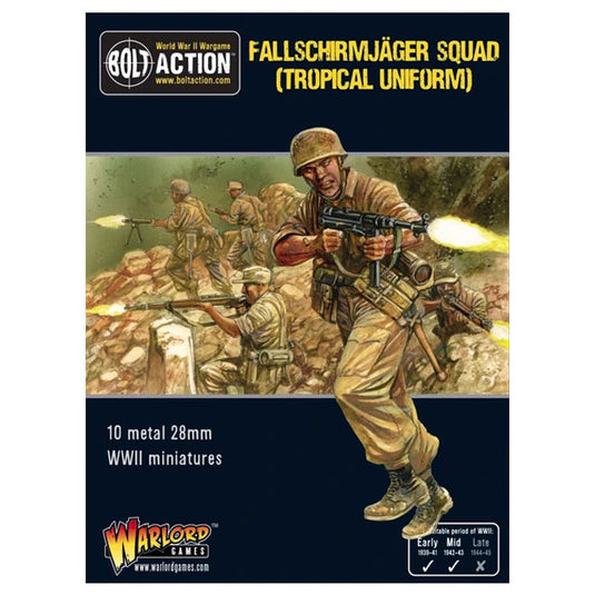 Bolt Action - Fallschirmjager squad (tropical Uniform)