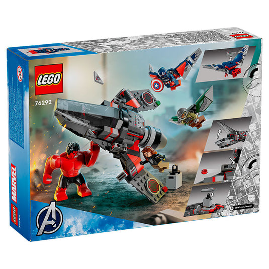 Lego - Super Heroes Marvel - Captain America vs. Red Hulk Battle #76292