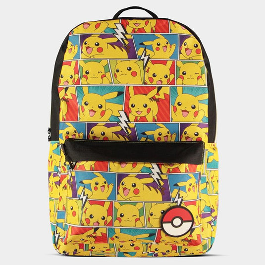 Pokemon - Pikachu Faces AOP - Backpack
