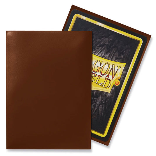 Dragon Shield - Standard Classic Sleeves - Brown - (100 Sleeves)