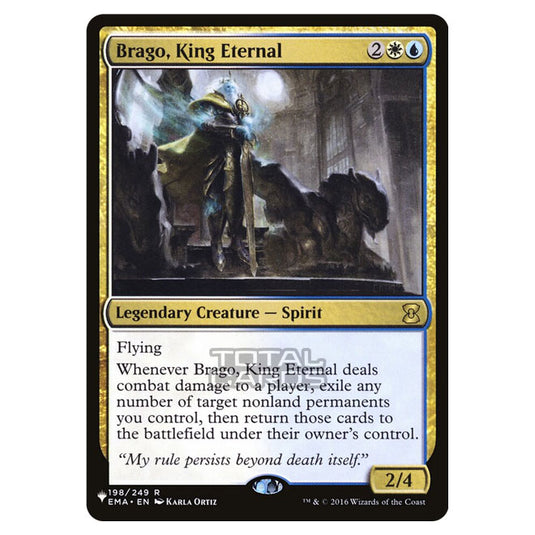 Magic The Gathering - The List - Brago, King Eternal - 405/405