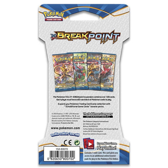 10 Pokmon TCG XY Breakpoint Factory Sealed Blister Booster Packs 100 Cards Total 10 Pokmon TCG XY Breakpoint Factory Sealed Blister Booster Packs 100 Cards Total