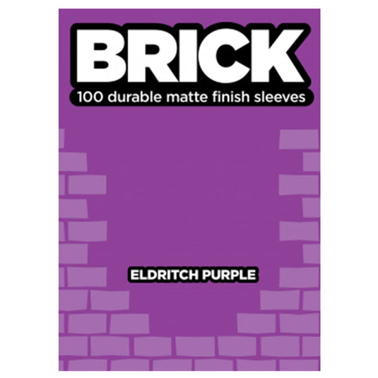 BRICK - Matte Sleeve - Eldritch Purple (100 Sleeves)