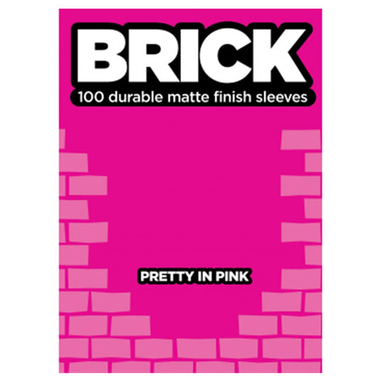 BRICK - Matte Sleeve - Pretty in Pink (100 Sleeves)