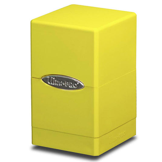 Ultra Pro - Deck Box - Satin Tower - Bright Yellow