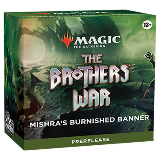 Magic the Gathering - The Brothers War - Mishras Burnished Banner - Pre-release Kit